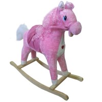 Cavallo a dondolo Rosa