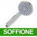 Kit Soffione Doccia Completo Con Saliscendi E Tubo Flessibile Design Moderno Mod: 16073