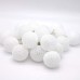 LUCI A FILO PALLINE CON FORMA DI BATUFFOLI DI COTONE DECORAZIONI NATALIZIE LUCI A FILO PALLINE CON FORMA DI BATUFFOLI DI COTONE DECORAZIONI NATALIZIE