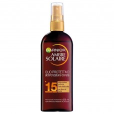 GARNIER AMBRE SOLAIRE OLIO PROTETTIVO ABBRONZATURA DORATA IP 15 PROTEZIONE MEDIA - 7363