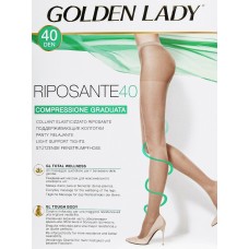 2xCOLLANT RIPOSANTE GOLDEN LADY 40 DENARI ELASTICIZZATO