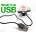 Luce Posteriore USB Ricaricabile per Bicicletta Fanale Posteriore Impermeabile per Bici Super Luminoso Durata fino a 6 Ore