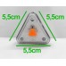 Luce Posteriore USB Ricaricabile per Bicicletta Fanale Posteriore Impermeabile per Bici Super Luminoso Durata fino a 6 Ore