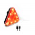 Luce Posteriore USB Ricaricabile per Bicicletta Fanale Posteriore Impermeabile per Bici Super Luminoso Durata fino a 6 Ore