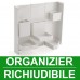 Organizer Pieghevole Con 8 Scomparti Removibili Materiale ABS Mod: JK-21196