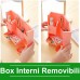 Organizer Pieghevole Con 8 Scomparti Removibili Materiale ABS Mod: JK-21196