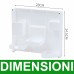 Organizer Pieghevole Con 8 Scomparti Removibili Materiale ABS Mod: JK-21196