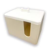 Porta Gioie In Plastica Dotato Di 4 Scomparti Comodo E Resistente Colore: Bianco/Beige 