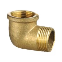 CONNETTORE RACCORDO CURVO FILETTATO MASCHIO/FEMMINA MISURA 1/2''X1/2'' METALLO 