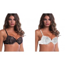 REGGISENO MISS ARIS 1902 IN PIZZO CON FERRETTO PUSH UP E COPPE IMBOTTITE COPPA B