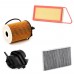 KIT TAGLIANDO PER 1007 1.4 HDI CV 68 (2005-)+ 4FILTRI: OLIO ABITACO ARIA CARB KIT TAGLIANDO PER 1007 1.4 HDI CV 68 (2005-)+ 4FILTRI: OLIO ABITACO ARIA CARB