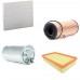KIT TAGLIANDO PER A4 1.9 TDI (MOT. AVB-AVF-BKE) CV 100 (03/2001-) + 4 FILTRI KIT TAGLIANDO PER A4 1.9 TDI (MOT. AVB-AVF-BKE) CV 100 (03/2001-) + 4 FILTRI
