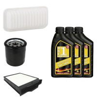 KIT TAGLIANDO PER PEUGEOT 107 1.0 CV 68 (06/2005-) + 3LT OLIO 5W40