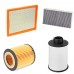 KIT TAGLIANDO PER CROMA (194) 1.9 MJT CV 120/150 ( 06/2005>) + 4 FILTRI KIT TAGLIANDO PER CROMA (194) 1.9 MJT CV 120/150 ( 06/2005>) + 4 FILTRI
