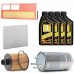 Kit tagliando per Mito 1.3 JTD Cv 95 (11/09-) composto da: filtro olio, filtro aria, filtro carburante, filtro abitacolo + 4 LITRI OLIO ONE LUBRICANT 5w30 Kit tagliando per Mito 1.3 JTD Cv 95 (11/09-) composto da: filtro olio, filtro aria, filtro carburante, filtro abitacolo + 4 LITRI OLIO ONE LUBRICANT 5w30
