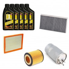 KIT TAGLIANDO PER CROMA (194) 1.9 MJT CV 150 (05/2007-)+ 5LT OLIO 5W40