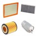 KIT TAGLIANDO PER CROMA (194) 1.9 MJT CV 150 (05/2007>) + 4 FILTRI KIT TAGLIANDO PER CROMA (194) 1.9 MJT CV 150 (05/2007>) + 4 FILTRI