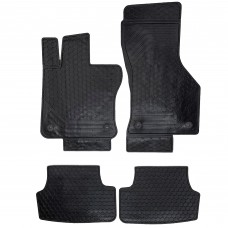 Set Tappetini In Gomma Auto Compatibili Golf VII Composto Da Lato Guida, Lato Passeggero E 2 Posteriori. Dotati Di 4 Clip Di Fissaggio.