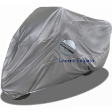 Telo Coprimoto Felpato e Impermeabile Cover Tessuto PVC Taglia S M L XL XXL Copertura Esterna Universale Scooter Moto Motociclo Motorino