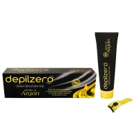 DEPILZERO CREMA DEPILATORIA VISO ALL'OLIO DI ARGAN BIOLOGICO CON SPATOLA 7011