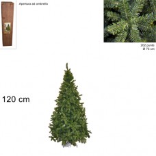 Albero di Natale Super Folto Pino Imperatore Salvaspazio 120cm 202 punte 6474 Albero di Natale Super Folto Pino Imperatore Salvaspazio 120cm 202 punte 6474