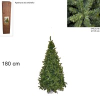 Albero di Natale Super Folto Pino Imperatore Salvaspazio 180cm 540 punte 6498