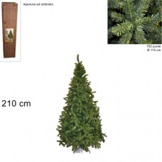 Albero di Natale Super Folto Pino Imperatore Salvaspazio 210cm 750 punte 6504 Albero di Natale Super Folto Pino Imperatore Salvaspazio 210cm 750 punte 6504