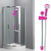 COLONNINA UNIVERSALE ASTA SALISCENDI FUCSIA IN PVC CON DOCCIA MONOGETTO RILUX COLONNINA UNIVERSALE ASTA SALISCENDI FUCSIA IN PVC CON DOCCIA MONOGETTO RILUX