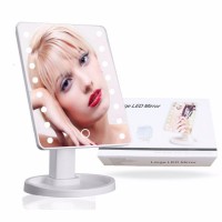 SPECCHIO TRUCCO CON 16 LUCI LED LARGE MIRROR LED CON ROTAZIONE 360° 9819