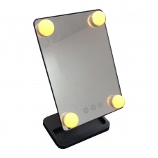 SPECCHIO TRUCCO CON 4 LAMPADINE COSMETIC MIRROR CON ROTAZIONE 180° 1886 SPECCHIO TRUCCO CON 4 LAMPADINE COSMETIC MIRROR CON ROTAZIONE 180° 1886
