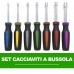 Set Cacciaviti A Bussola 7pz Giraviti Per Dadi Esagonali 5-13 Mm