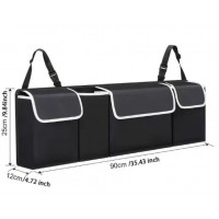 BORSA SALVASPAZIO ORGANIZER OXFORD PER AUTO BAULE BAGAGLIAIO REGOLABILE PVC