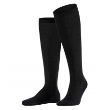 PACK CALZINI NERI UOMO IN COTONE LUNGHEZZA GINOCCHIO TINTA UNITA MOD. D627-2