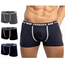 FINO A 6 BOXER UOMO CARRERA IN COTONE BIELASTICO COLORI ASSORTITI MODELLO JOHN