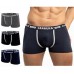 FINO A 6 BOXER UOMO CARRERA IN COTONE BIELASTICO COLORI ASSORTITI MODELLO JOHN