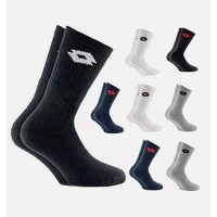 4 PAIA CALZE UOMO CORTE SPORT LOTTO COTONE ELASTIZZATO MISURA 35-38 39-42 43-46