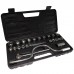 Kit valigetta chiavi a criccetto/ bussola in acciaio speciale 25 pezzi 1242B - EG10500 Kit valigetta chiavi a criccetto/ bussola in acciaio speciale 25 pezzi 1242B - EG10500