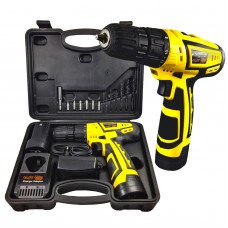 Trapano avvitatore cordless 10,8V valigetta e punte con mandrino autosserante con impugnatura morbida - EGCD10V Trapano avvitatore cordless 10,8V valigetta e punte con mandrino autosserante con impugnatura morbida - EGCD10V