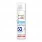 Garnier Ambre Solaire Spray Protettivo Viso Ipoallergenico Ip50 75 ml