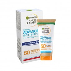 GARNIER AMBRE SOLAIRE UV CREMA GEL VISO ADVANCED SENSITIVE IP50+ PROTEZIONE MOLTO ALTA 50ml - 2808