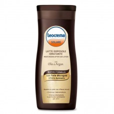 Leocrema solare latte doposole idratante moisturizing after sun lotion olio di argan