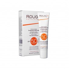 Rougj+ Crema solare protezione molto alta SPF50+ viso e zone sensibili 2550