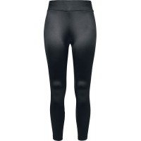 Leggings Da Donna Elastici Nero Opaco varie  taglie disponibili dalla S alla 4XL 