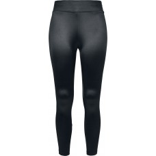 Leggings Da Donna Elastici Nero Opaco varie  taglie disponibili dalla S alla 4XL 