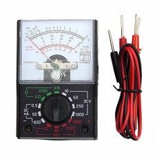 multimetro analogico elettrico ac/dc corrente ohm decibels voltmetro amperometro con cavi di prova multimetro analogico elettrico ac/dc corrente ohm decibels voltmetro amperometro con cavi di prova