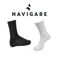 NAVIGARE SPORT SOCKS CALZINI COLLO MEDIO 4 PAIA TG NERO O BIANCO 