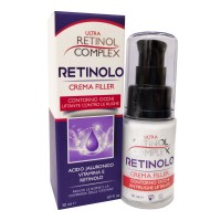 Retinol Complex Retinol Ultra Crema Filler Contorno Occhi Antirughe liftante con acido Jaluronico - Vitamina E - Retinolo 30ml	