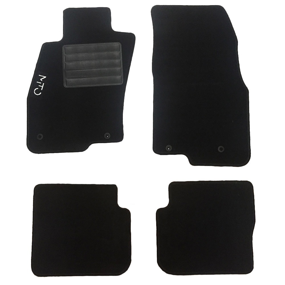 TAPPETI AUTO TAPPETINI MOQUETTE 4 LOGHI 4 FIX ALFA ROMEO MITO 08/> 2008/>